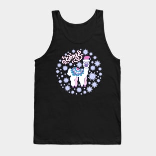 Llama Xmas Tank Top